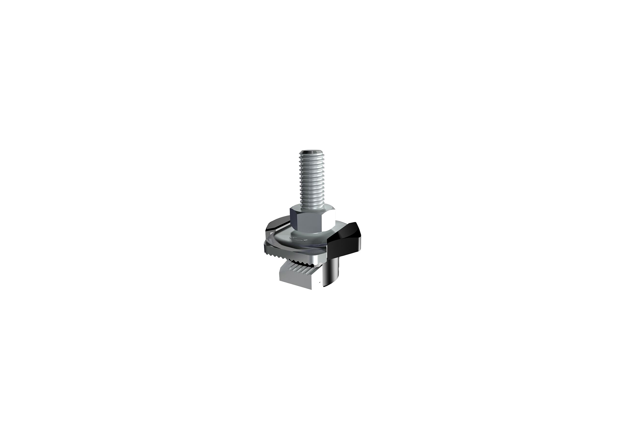 Double écrou de fixation M10 Pour rail profil C Double écrou de fixation M10 Pour rail profil C